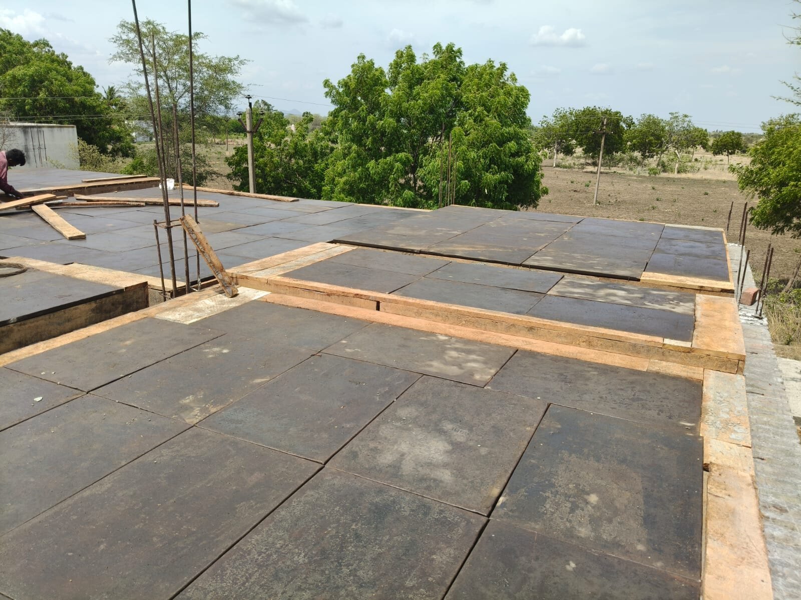 Completed residential construction project