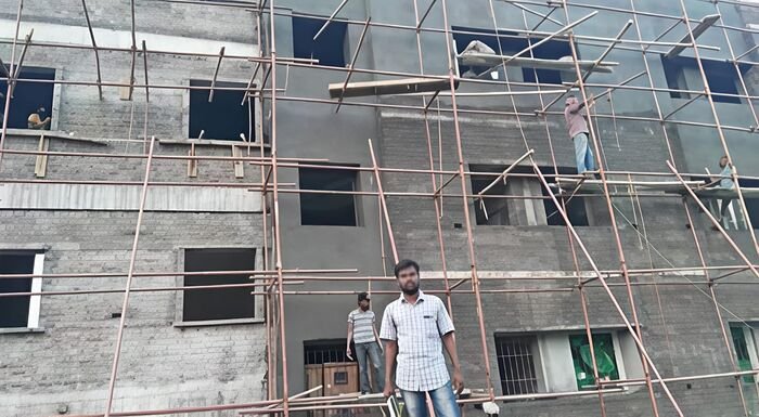 Maaran Construction — Aerial Site View, Coimbatore